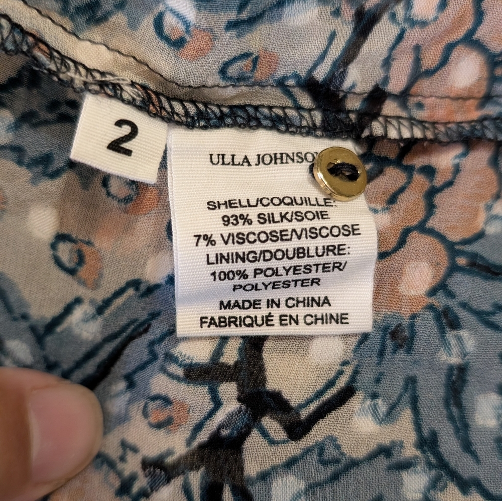 Ulla Johnson Prisma Silk Georgette Dress size 6 - Picture 11 of 16